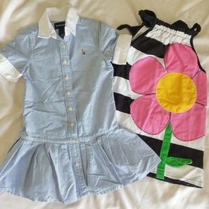 2T dress bundle Ralph Lauren and Mud Pie